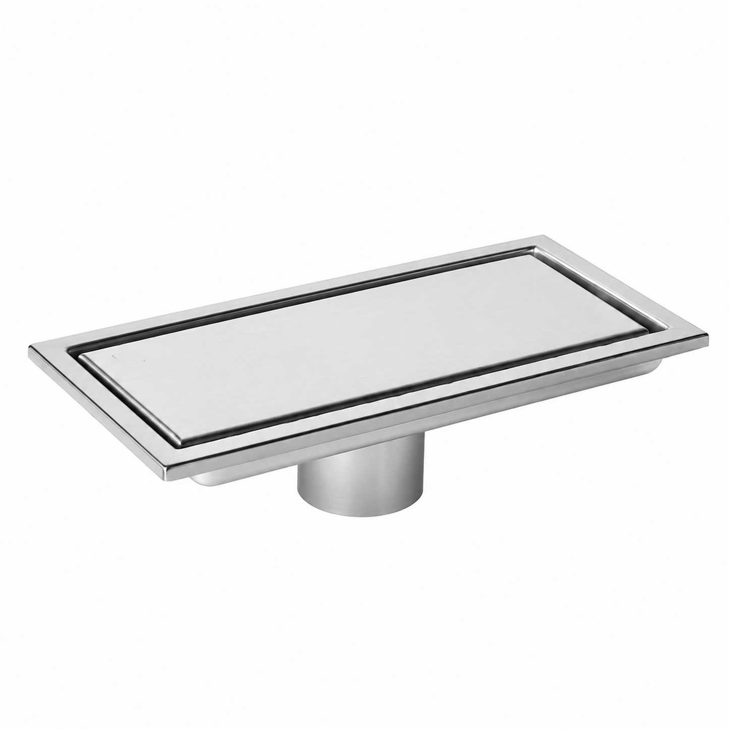 Rejilla de Piso Invisible 20*10cm Antiolor Plateado