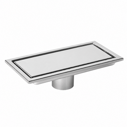 Rejilla de Piso Invisible 20*10cm Antiolor Plateado