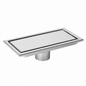 Rejilla de Piso Invisible 20*10cm Antiolor Plateado