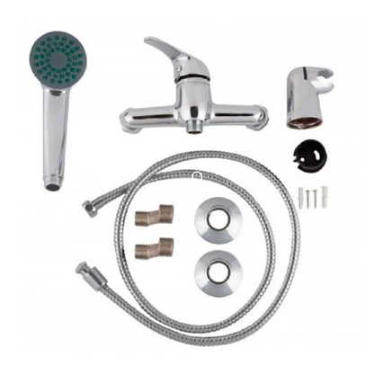 Kit Monocontrol + Teleducha Plateada Cromada