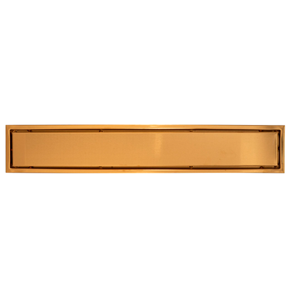 Rejilla de Piso Cuadrada 60*10cm Oro Rosa Invisible