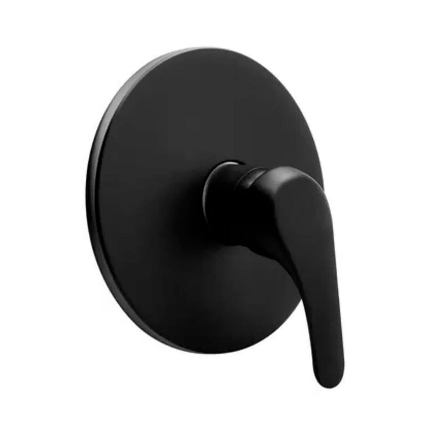 Mezclador de Ducha Monocontrol Redondo Negro Mate