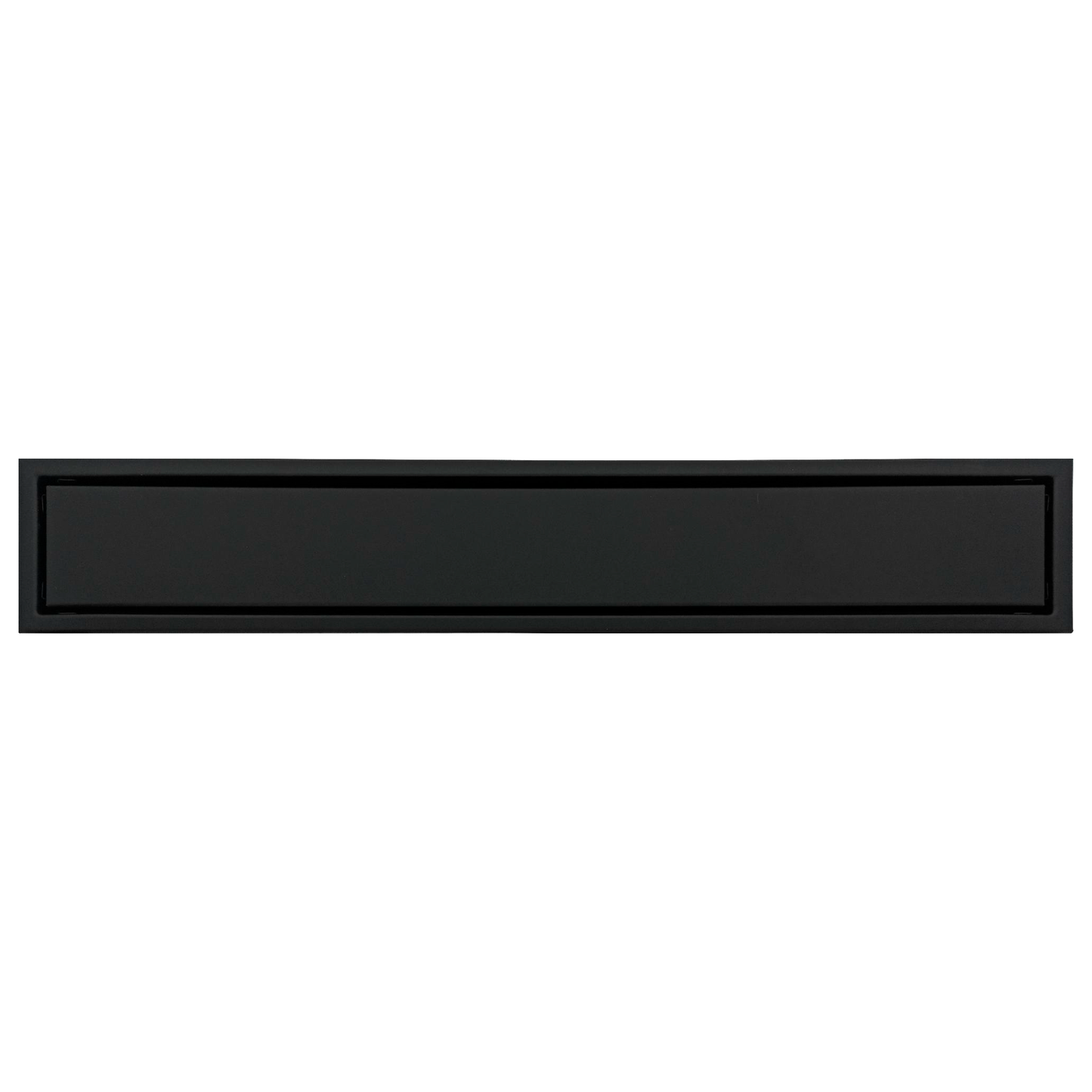 Rejilla de Piso Cuadrada 80*10cm Negro Mate Invisible