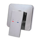 Mezclador Ducha Monocontrol Cuadrado Plateado Cromado