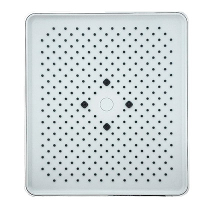 Ducha Regadera Cuadrada ABS 22CM Plateada Cromada