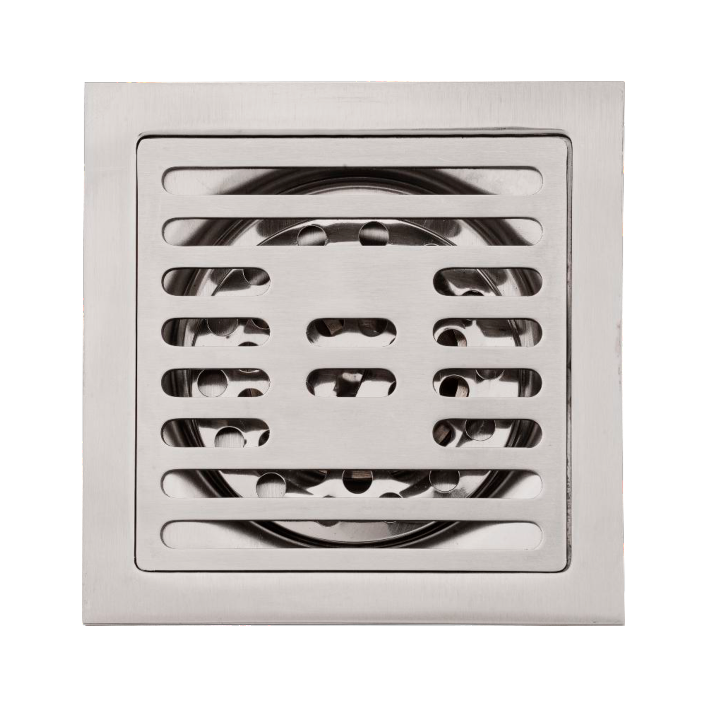 Rejilla de Piso Cuadrada 10cm Bronce Linezza