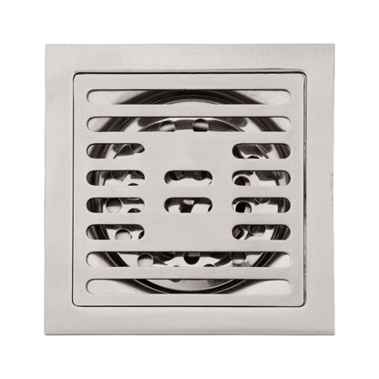 Rejilla de Piso Cuadrada 10cm Bronce Linezza