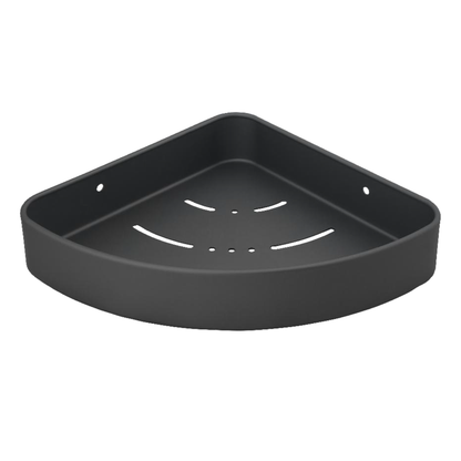 Repisa Esquinera para Baño Gris Gray Aluminio