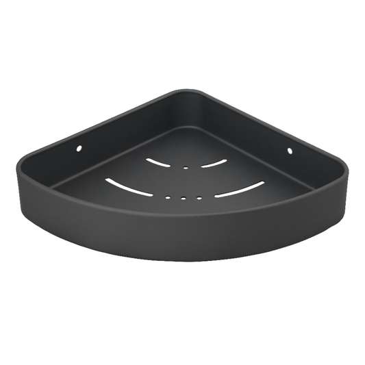Repisa Esquinera para Baño Gris Gray Aluminio