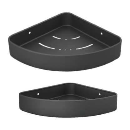 Repisa Esquinera para Baño Gris Gray Aluminio