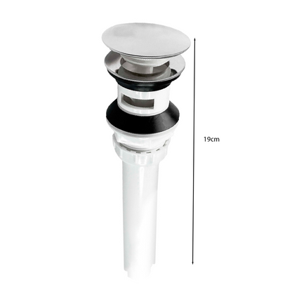 Desague de Push Lavamanos Plastico con Rebose
