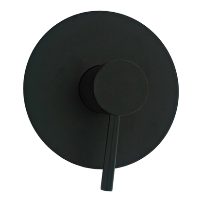 Mezclador De Ducha Monocontrol Redondo Negro