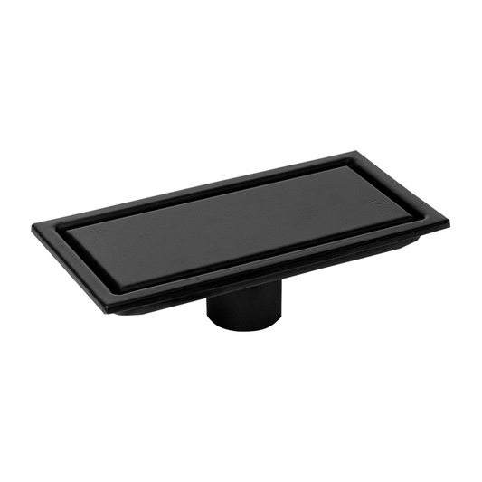 Rejilla de Piso Invisible 20*10cm Antiolor Negro Mate