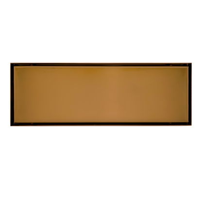 Rejilla de Piso Cuadrada 30*10cm Rose Gold Invisible
