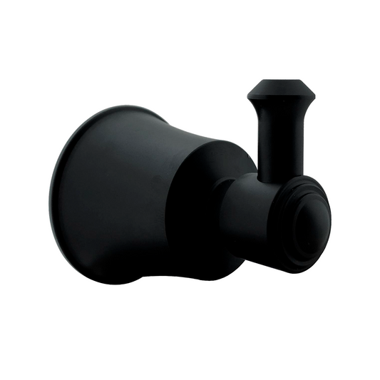 Perchero Para Baño en Aluminio Negro Mate Turmalina