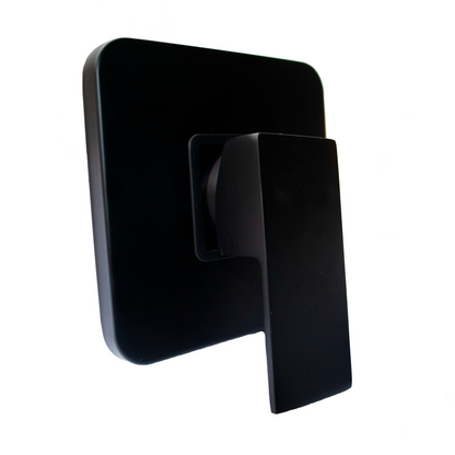 Mezclador Monocontrol Negro Mate Cuadrado