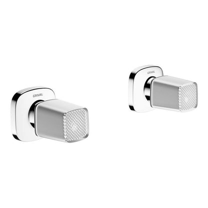 Ducha 8puLG+ Manija Solid Cristal Grival