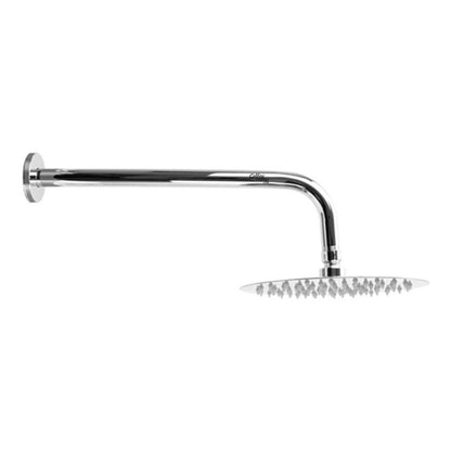 Set Mezclador, Registro Latón, Regadera Redonda,tubo De 35cm