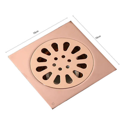 Rejilla De Piso 10 X 10cm Cobre Vintage