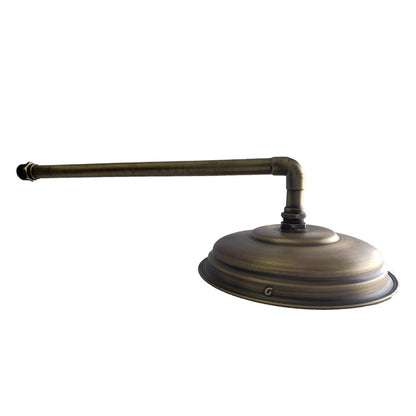 Ducha-regadera Bronce Antiguo 20cm Incluye Tubo 40cm Vitage