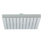 Ducha Regadera Cuadrado 8 PuLG 20cm Slim Plateada