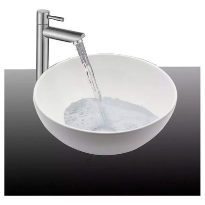 Grifería Lavamanos Alta Acero Inox 304 Recta