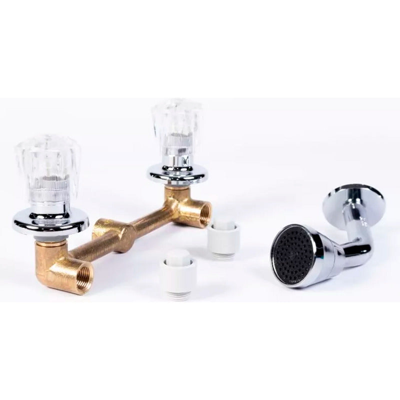 Kit Ducha Con Mezclador 8  Briza Pomo