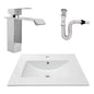Kit Placa Lavam. 61*46.5cm+griferia Monocontrol+push Flex18
