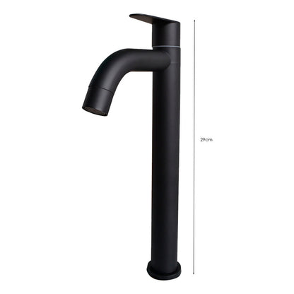 Kit Ducha 20cm +grifería Agua Fría+monocontrol Redondo Negro