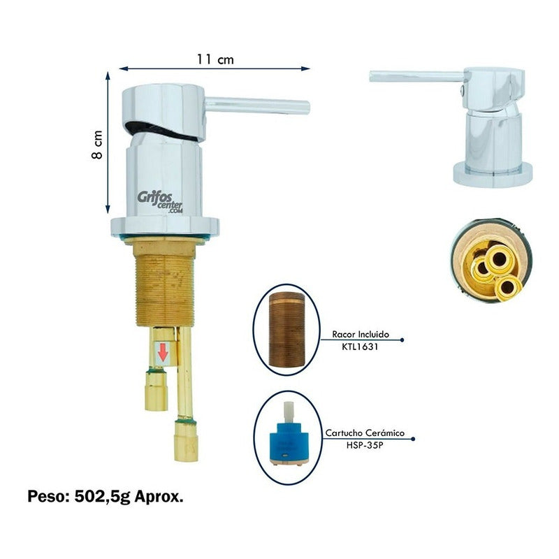 Manija Monocontrol De Mesón Redonda Nantes