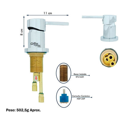 Manija Monocontrol De Mesón Redonda Nantes