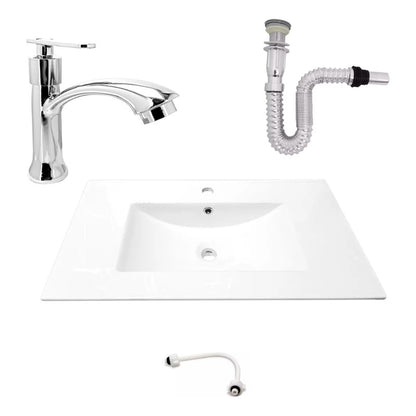 Kit Placa Lavam. 81*46.5cm+griferia Agua Fria+push Flex.16