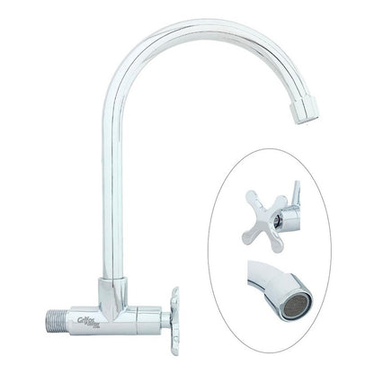 Grifería Lavaplatos De Pared Agua Fría De Pared Trébol