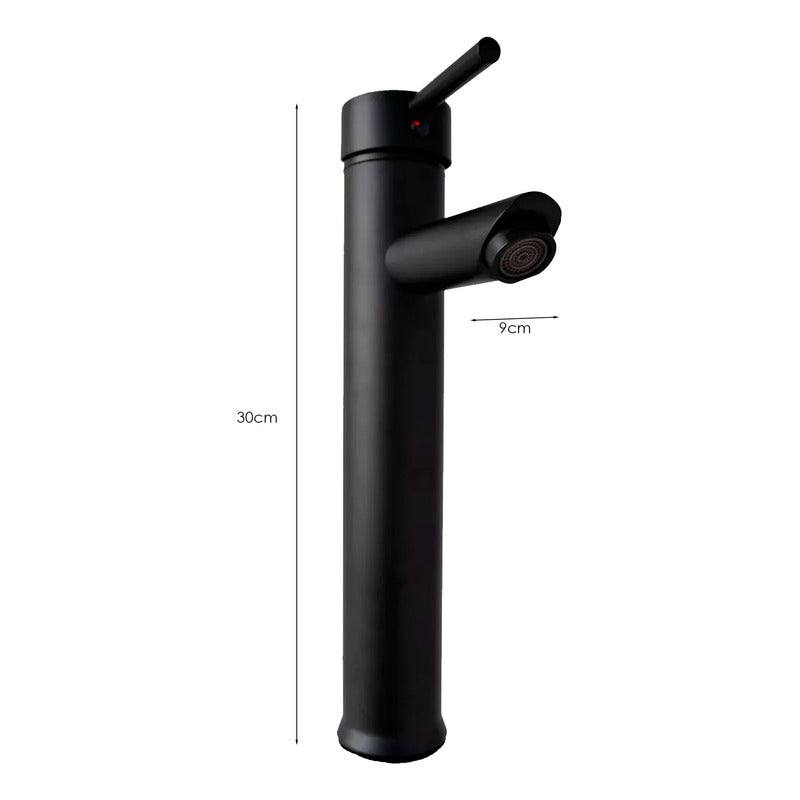 Kit Lavamanos Canoa+griferia Monocontrol Plana+push Negro