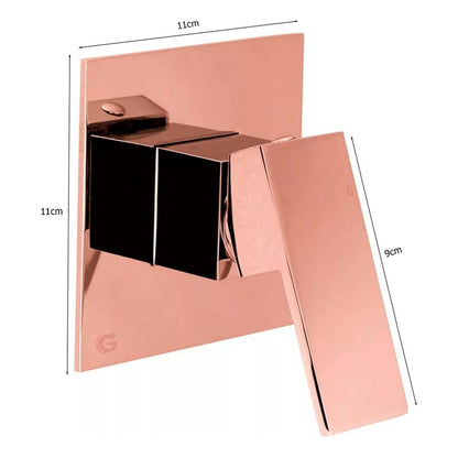 Monocontrol De Ducha Lujo Vintage Rose Gold