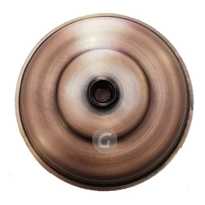 Ducha Vitage Cobre Antiguo 14cm Y Registro De Ducha