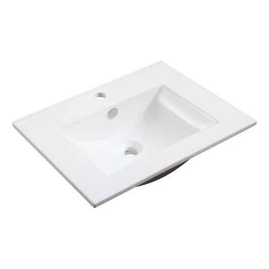 Placa Lavamanos En Porcelana  De Empotrar 61x46,5x17,5cm