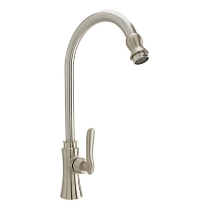 Griferia Agua Fria Cuerpo Zinc Cuello En Acero Inoxidable