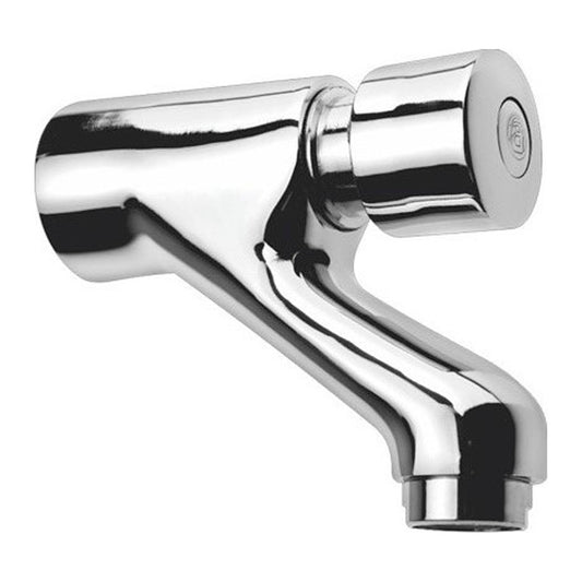 Llave Push Lavamanos Liviana Metálica Ahorradora De Agua