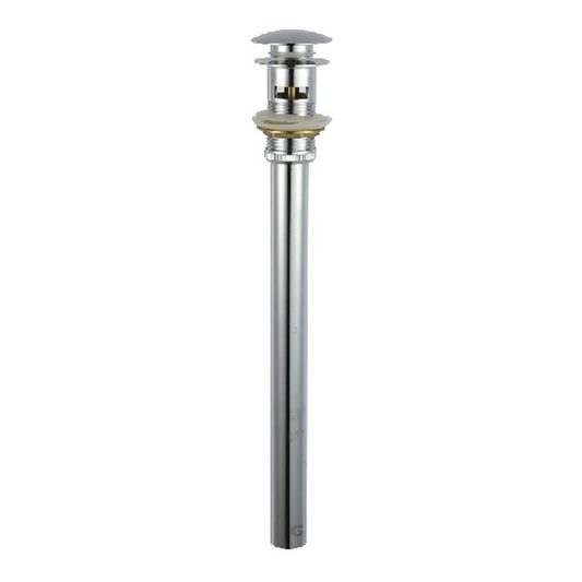 Desagüe De Push Cromado Con Rebose Cuerpo En Laton