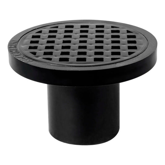 Rejilla De Piso Sifon 3x1.5 En Pvc Negra Anticucaracha