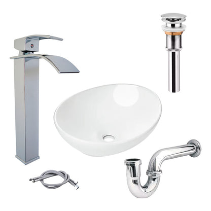 Combo Lavamanos Canoa+griferia Monocontrol+push+sifon Gf9