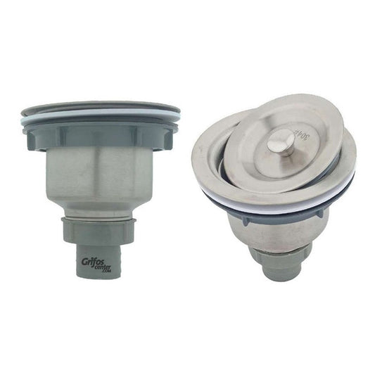 Desague/canasta Lavaplatos Acero Inoxidable