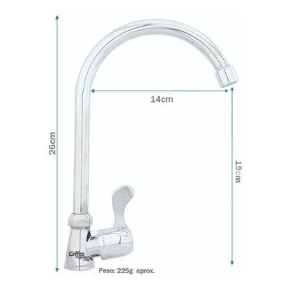 Llave Lavaplatos Alta Fish