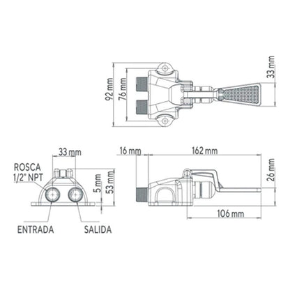 Valvula De Pedal
