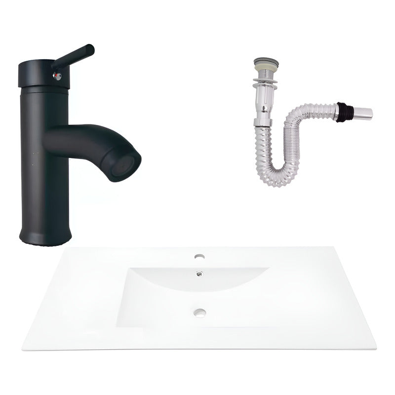Kit Placa Lavama.101*46.5cm+griferia Monocontrol+push Flex25
