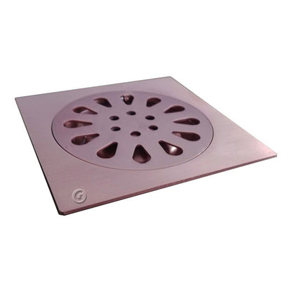 Rejilla De Desague Para Piso Vintage Bronce Claro