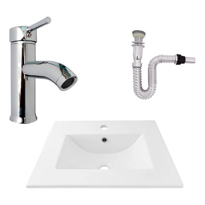 Kit Placa Lavamanos 51*40cm+griferia Monocontrol+push Flex24