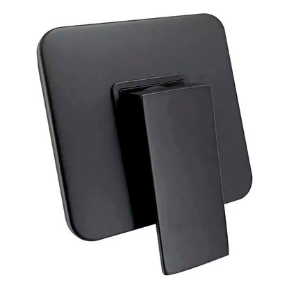 Mezclador Ducha Monocontrol Negro Mate Cuadrada