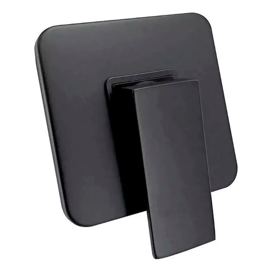 Mezclador Ducha Monocontrol Negro Mate Cuadrada